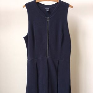 Navy Blue Club Monaco Fit and Flare